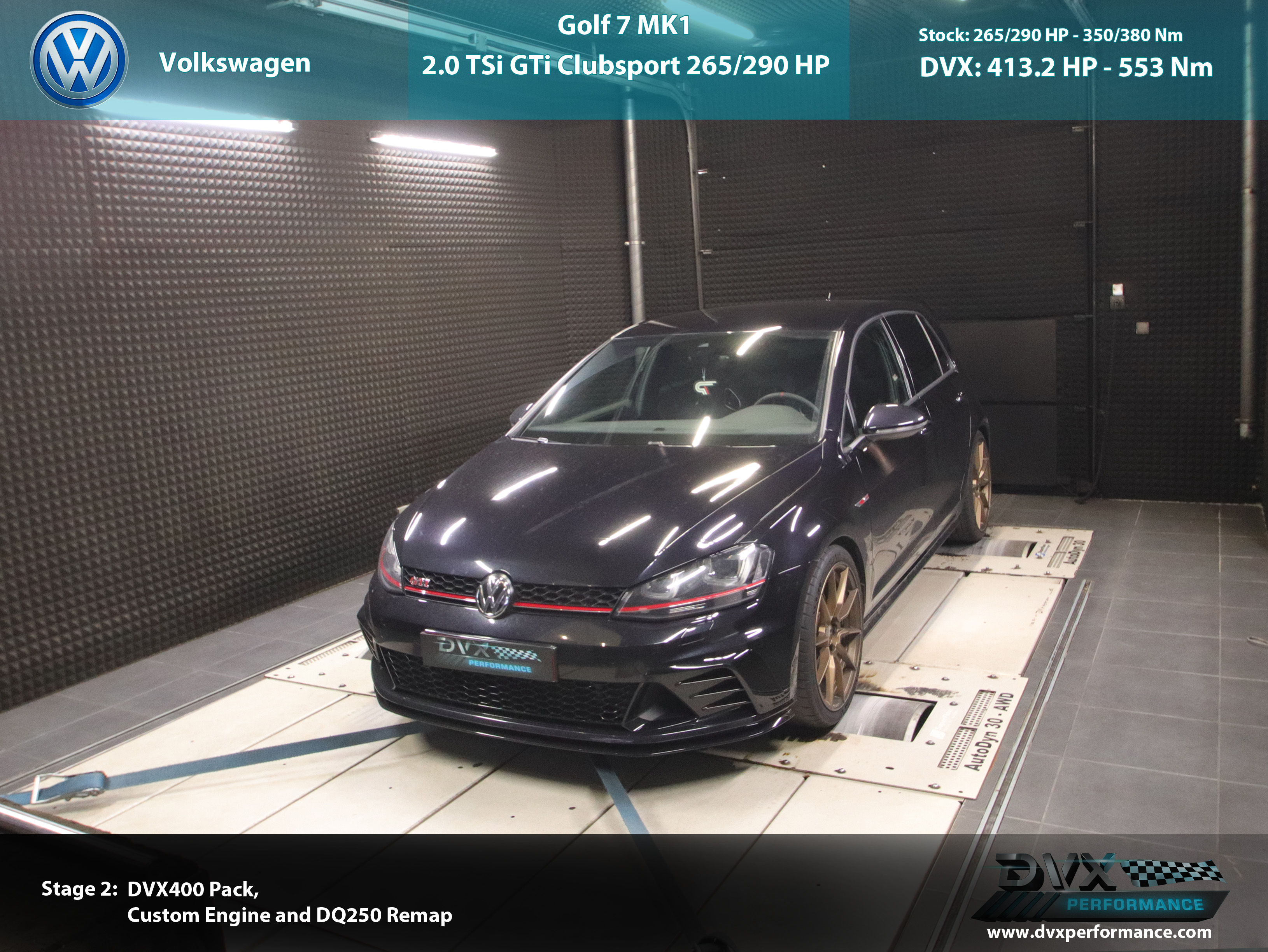Volkswagen Golf 7 GTI Clubsport 2.0 TSI 265PS Stage 1 Chiptuning
